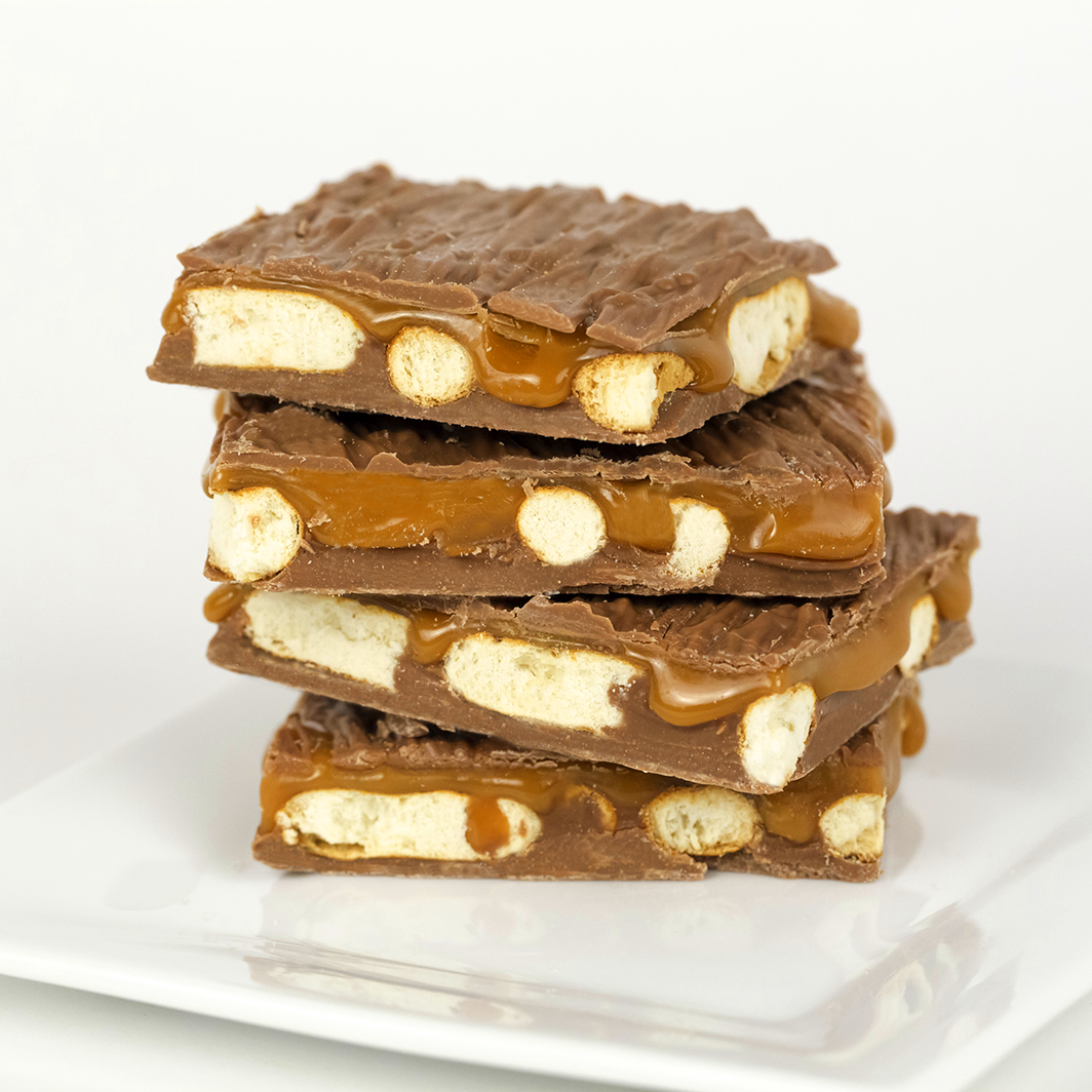 Caramel Pretzel Bark