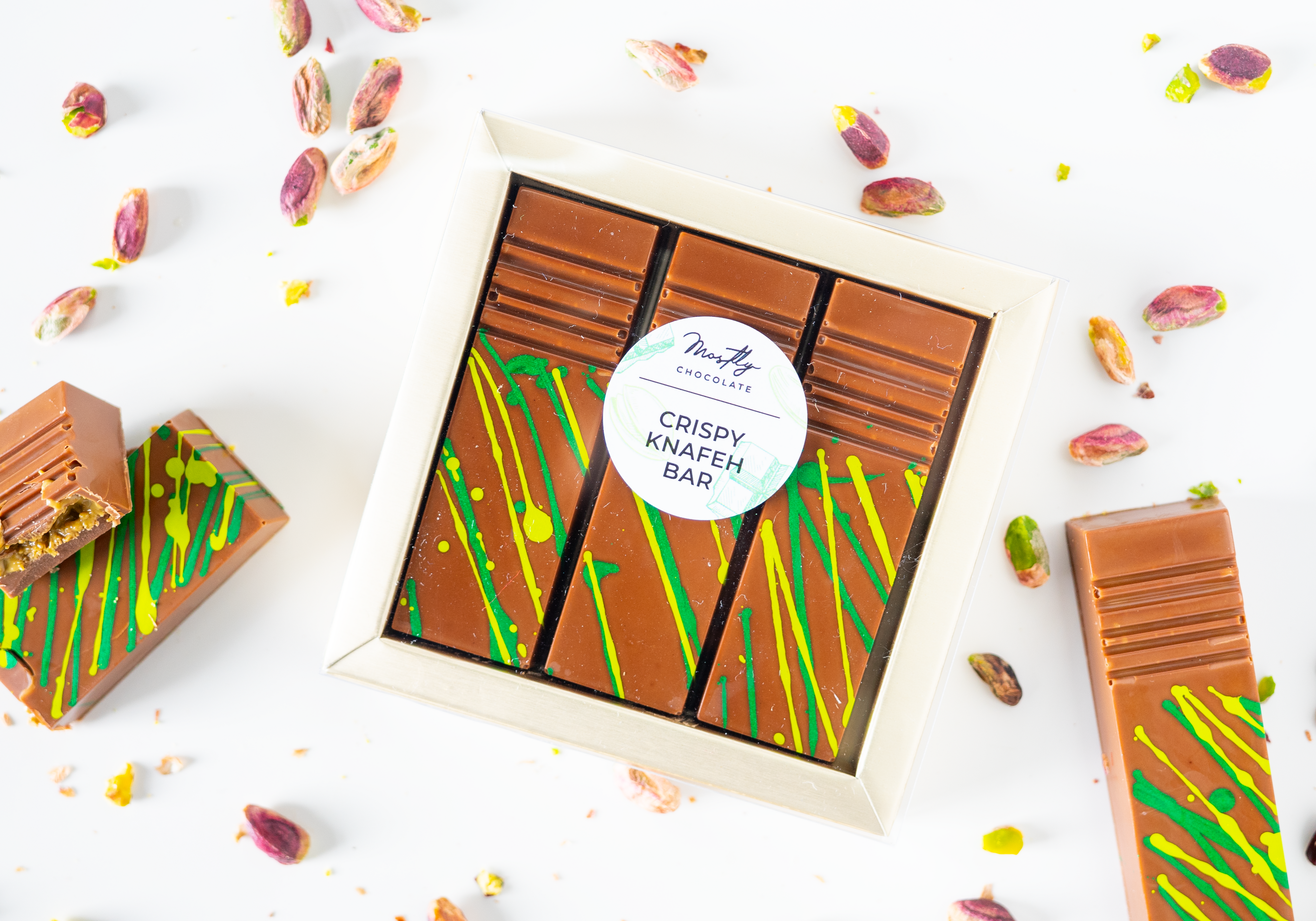 The Dubai Knafeh Pistachio Chocolate Bar
