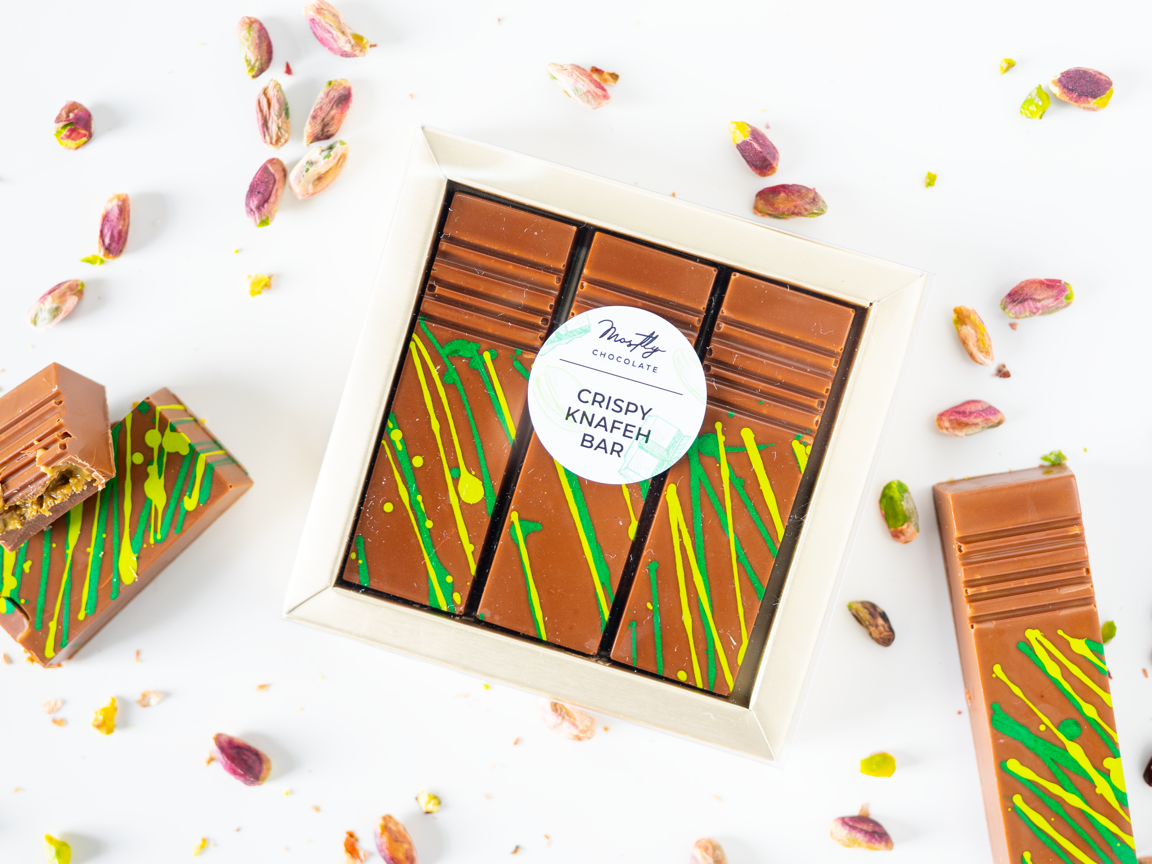 The Dubai Knafeh Pistachio Chocolate Bar