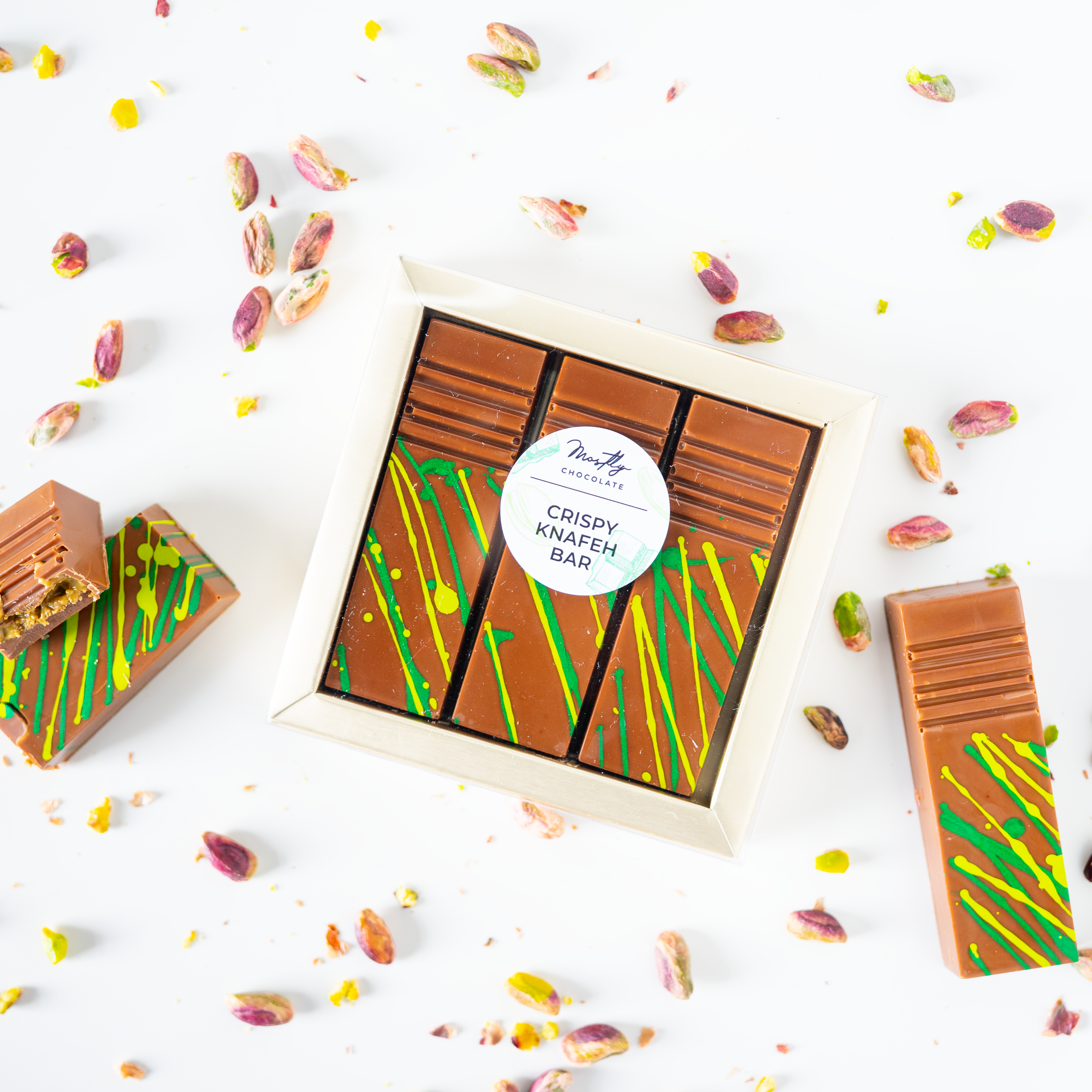 The Dubai Knafeh Pistachio Chocolate Bar