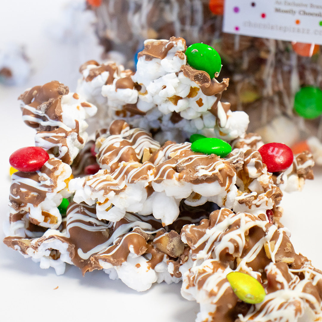 Celebration Popcorn – Mostly Chocolate