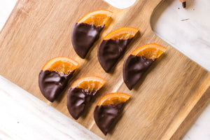 Houston chocolate dipped orange slices